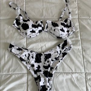 Shein Cow Print Bikini